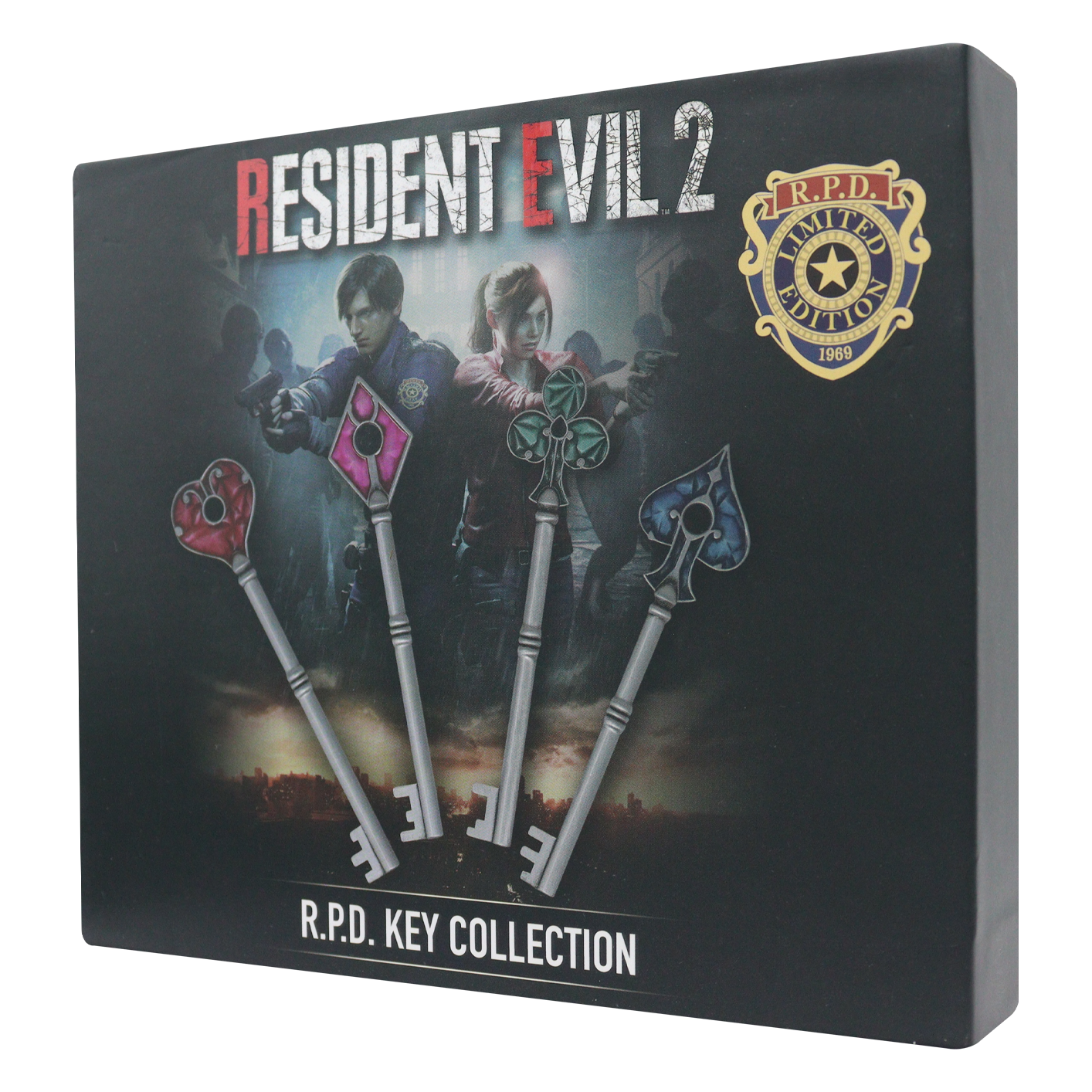 Resident Evil 2 - Set of Card Suit Keys - Limited Edition