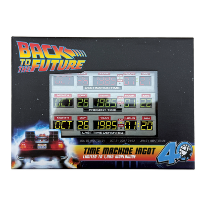 Back to the Future 40th Anniversary Time Circuits Ingot - Limited Edition