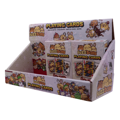 Fuzzballs Playing Cards CDU Containing 12 Packs