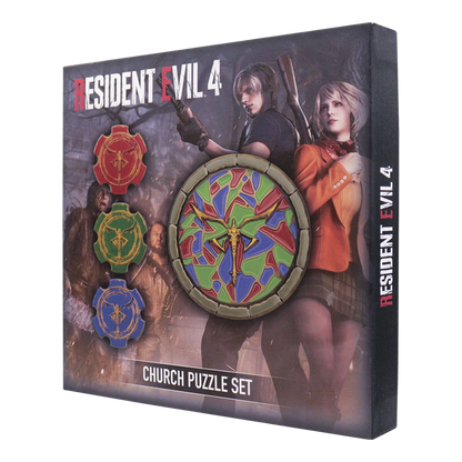 Resident Evil 4 Church Puzzle Medallion Set - Limited Edition