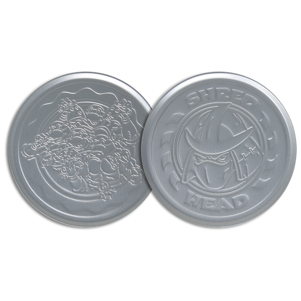 Teenage Mutant Ninja Turtles Set of 4 Embossed Metal Coasters