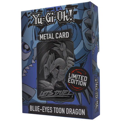 Yu-Gi-Oh! Limited Edition Blue Eyes Toon Dragon Metal Card