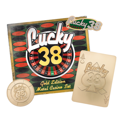Fallout : New Vegas - Lucky 38 Imitation Gold Casino Set - Limited Edition