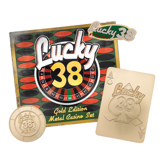 Fallout : New Vegas - Lucky 38 Imitation Gold Casino Set - Limited Edition