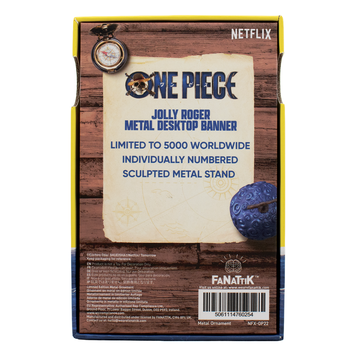 One Piece - Straw Hat Pirates Metal Banner Limited Edition