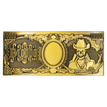 One Piece - 10,000 World Berry Metal Replica Banknote Limited Edition