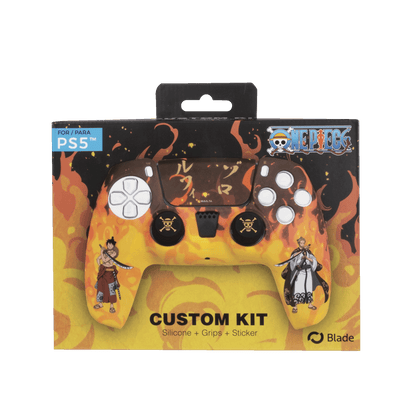 PS5 One Piece Custom Kit "Fire"