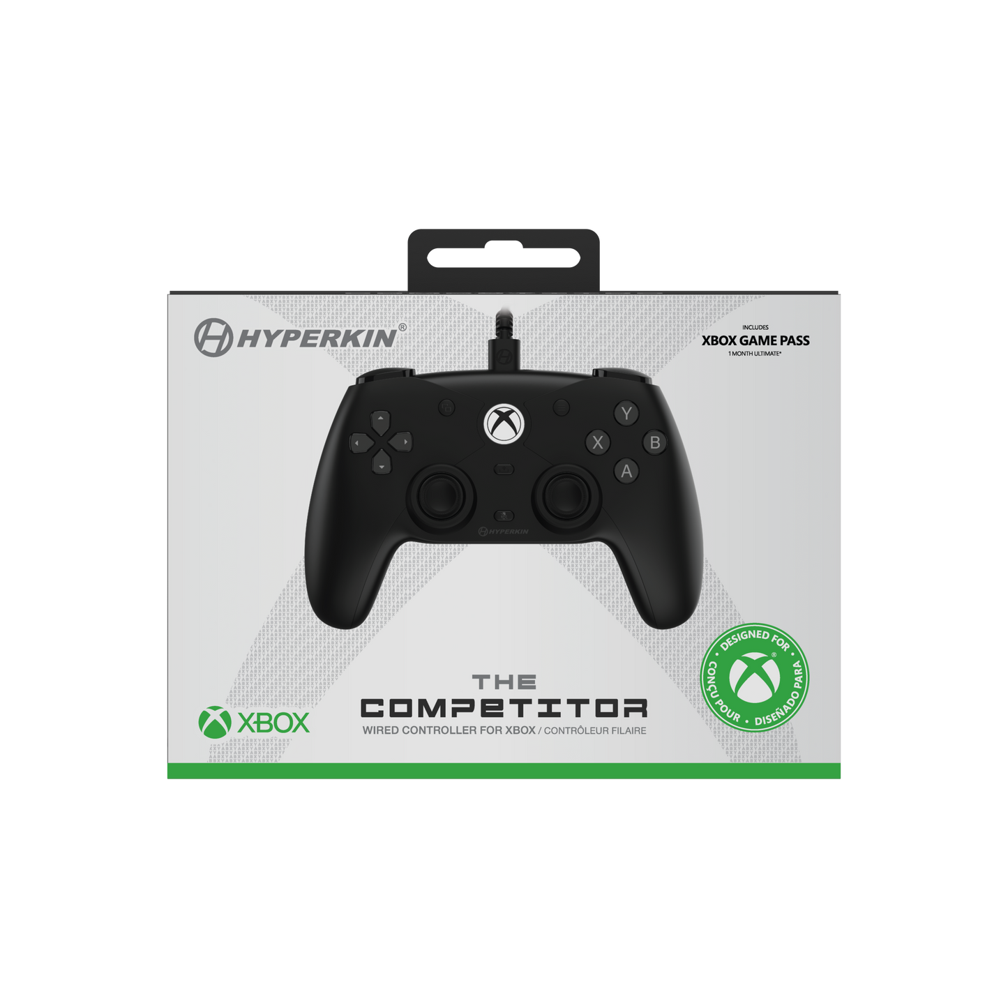 "The Competitor" Wired Controller for Xbox SeriesX|S/One/PC - Black