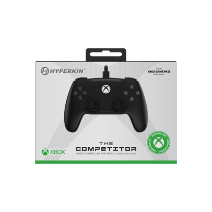 "The Competitor" Wired Controller for Xbox SeriesX|S/One/PC - Black
