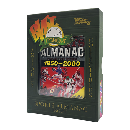 Back to the Future Limited Edition Sport Almanac Ingot
