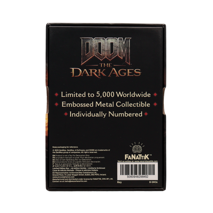 DOOM: The Dark Ages Replica Secret Key- Limited Edition