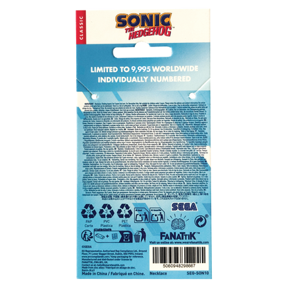 Sonic The Hedgehog Ring Necklace - Limited Edition