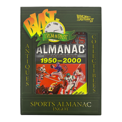 Back to the Future Limited Edition Sport Almanac Ingot