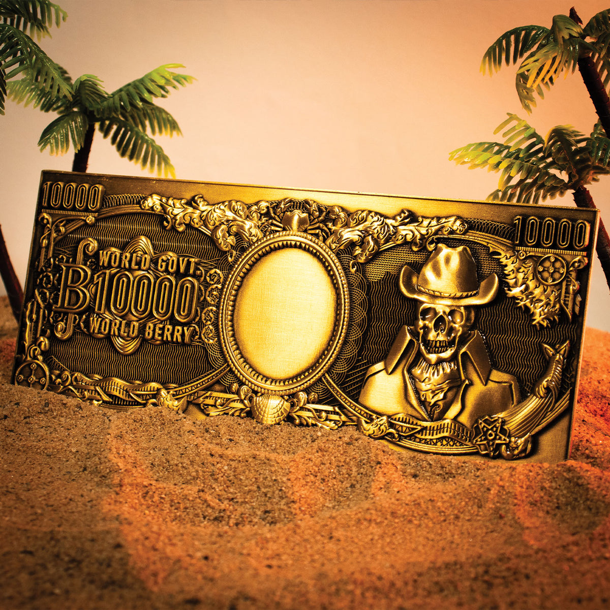 One Piece - 10,000 World Berry Metal Replica Banknote Limited Edition