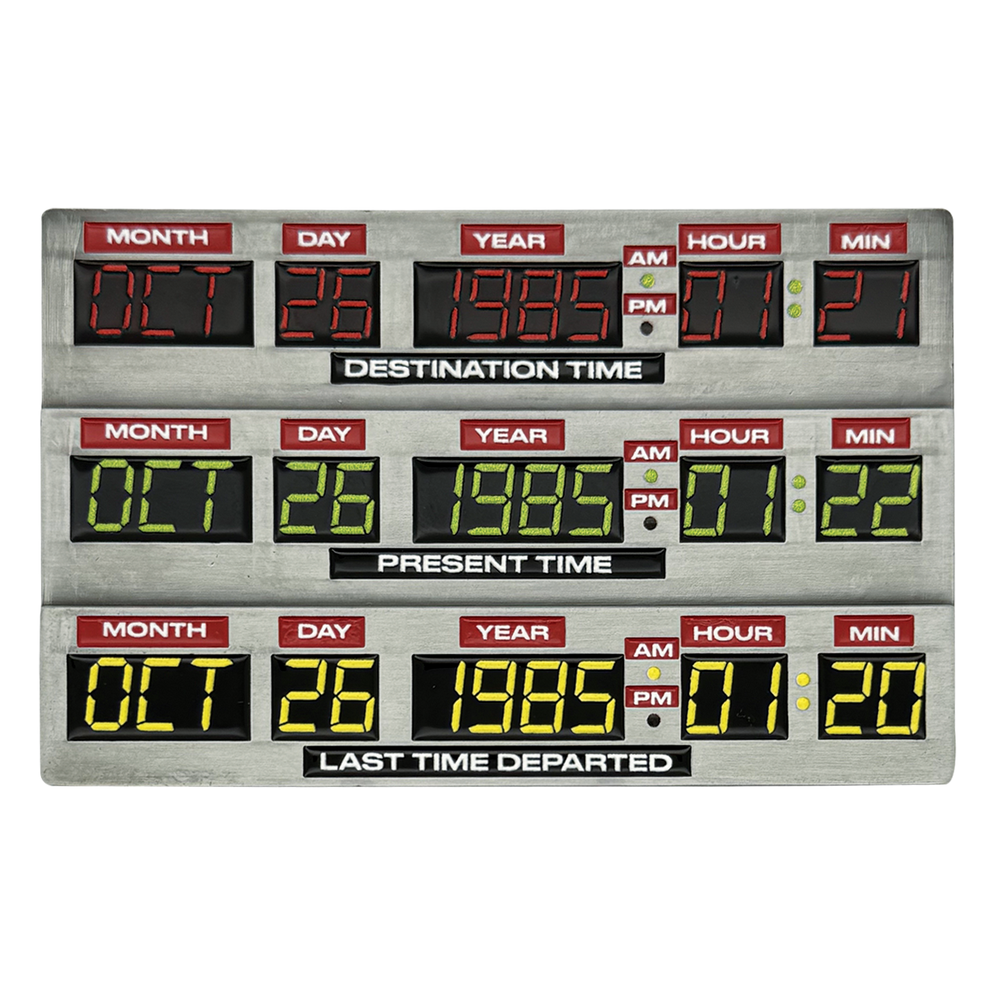 Back to the Future 40th Anniversary Time Circuits Ingot - Limited Edition
