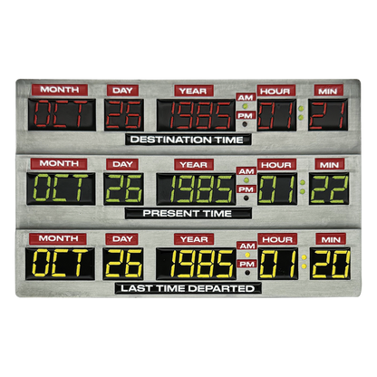 Back to the Future 40th Anniversary Time Circuits Ingot - Limited Edition