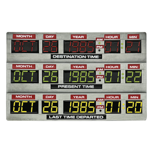 Back to the Future 40th Anniversary Time Circuits Ingot - Limited Edition