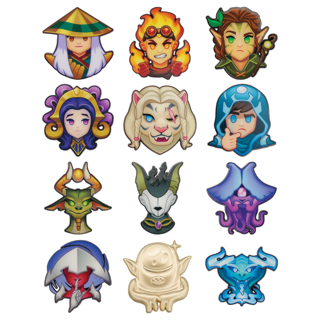 Magic: The Gathering Mystery Badge CDU Contains 12 Blind Boxes