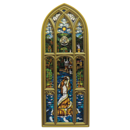 Harry Potter Mermaid Stained Glass Window Resin Plaque