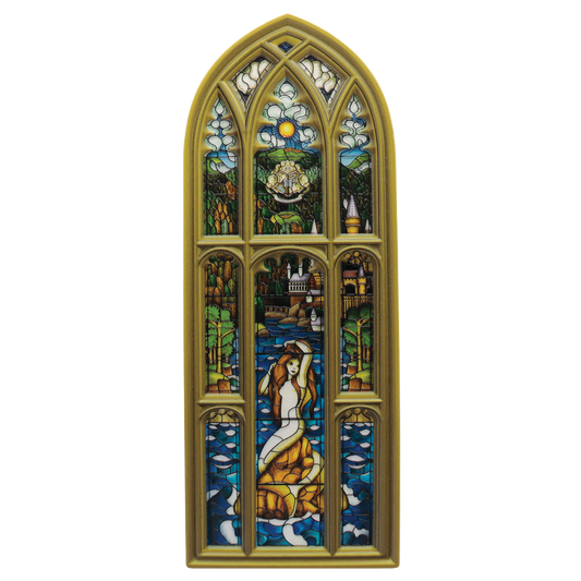 Harry Potter Mermaid Stained Glass Window Resin Plaque