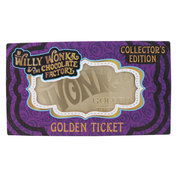 Willy Wonka and the Chocolate Factory Collector's Edition Replica Golden Ticket