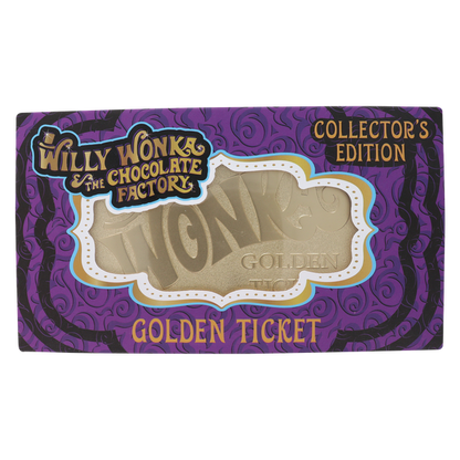 Willy Wonka and the Chocolate Factory Collector's Edition Replica Golden Ticket