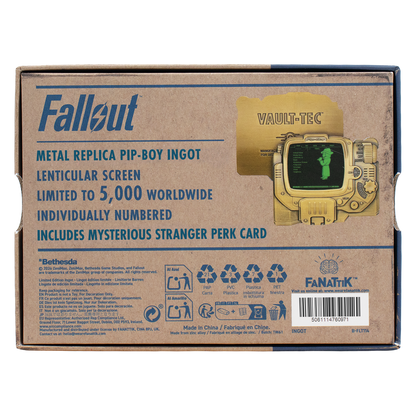 Fallout - Pip-Boy Limited Edition Lenticular Ingot - Mysterious Stranger Variant