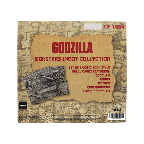 Godzilla 5 Piece Limited Edition Monsters Ingot Set