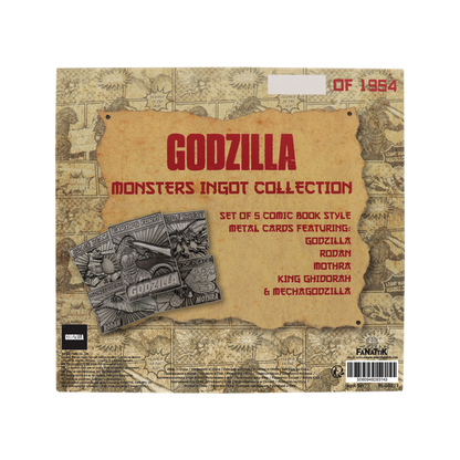 Godzilla 5 Piece Limited Edition Monsters Ingot Set