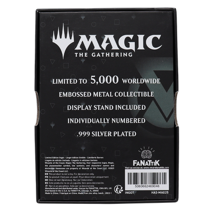 Magic the Gathering Limited Edition .999 Silver Plated Teferi Ingot