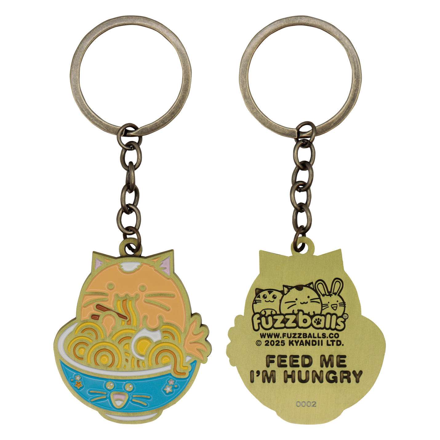 Fuzzballs Whisky Noodles Keyring - limited Edition