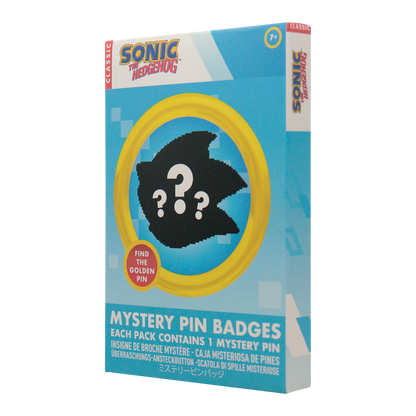 Sonic The Hedgehog - Mystery Pin Badges CDU Contains 12 Blind Boxes