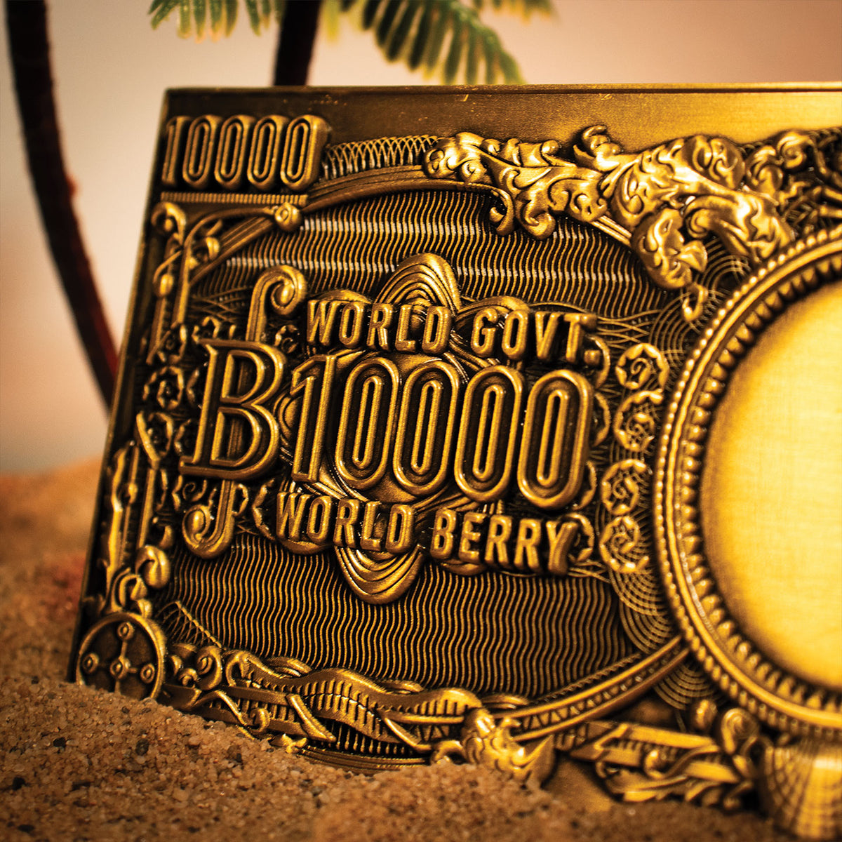 One Piece - 10,000 World Berry Metal Replica Banknote Limited Edition