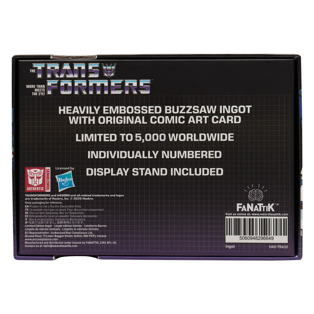 Transformers Replica Soundwave Cassette Tape-Limited Edition