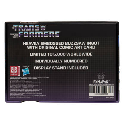 Transformers Replica Soundwave Cassette Tape-Limited Edition