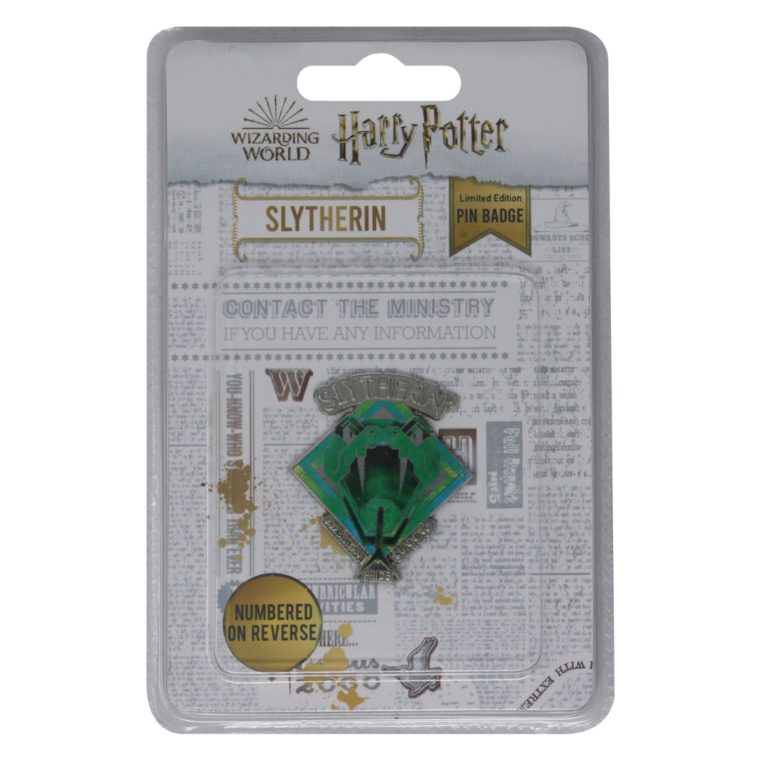 Harry Potter Limited Edition Slytherin House Pin Badge