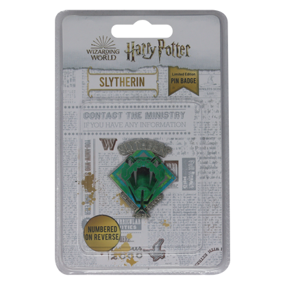 Harry Potter Limited Edition Slytherin House Pin Badge