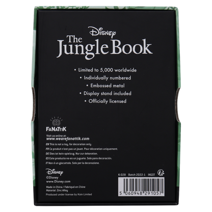 Disney Limited Edition The Jungle Book Ingot