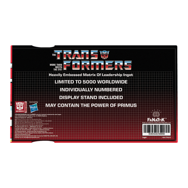 Transformers Matrix of Leadership Metal Replica