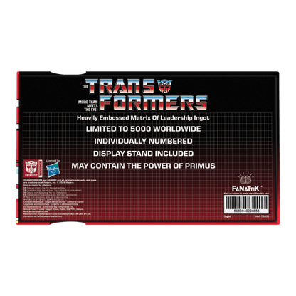Transformers Matrix of Leadership Metal Replica