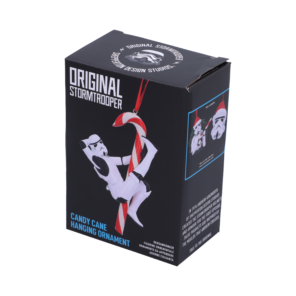 Stormtrooper Ornament Candy Cane Hanging 12cm