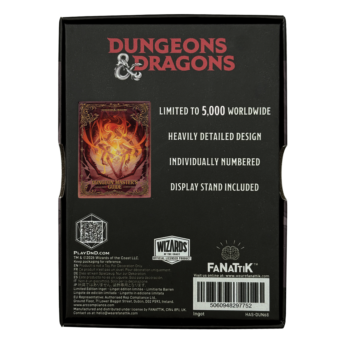 Dungeons & Dragons - Dungeon Masters Guide Alternate Cover Ingot - Limited Edition