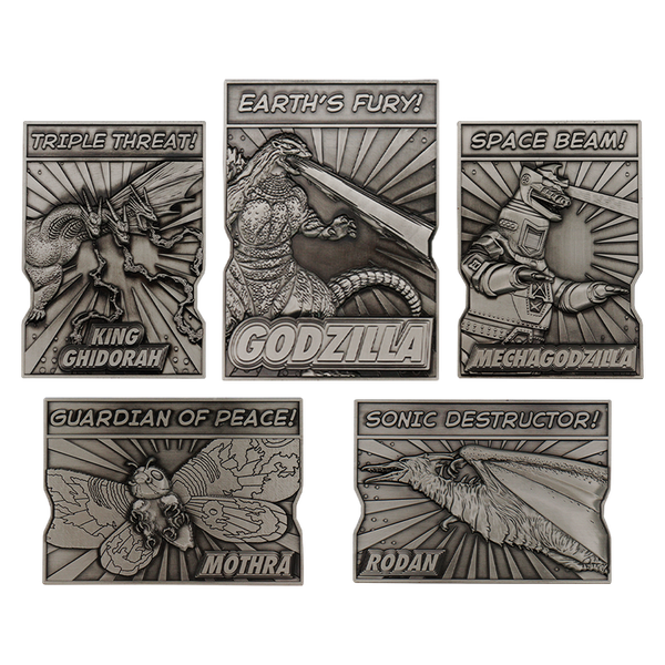 Godzilla 5 Piece Limited Edition Monsters Ingot Set