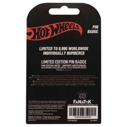 Hot Wheels - Limited Edition Race Team Pin Badge