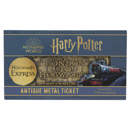 Harry Potter Limited Edition Replica Hogwarts Express Train Ticket