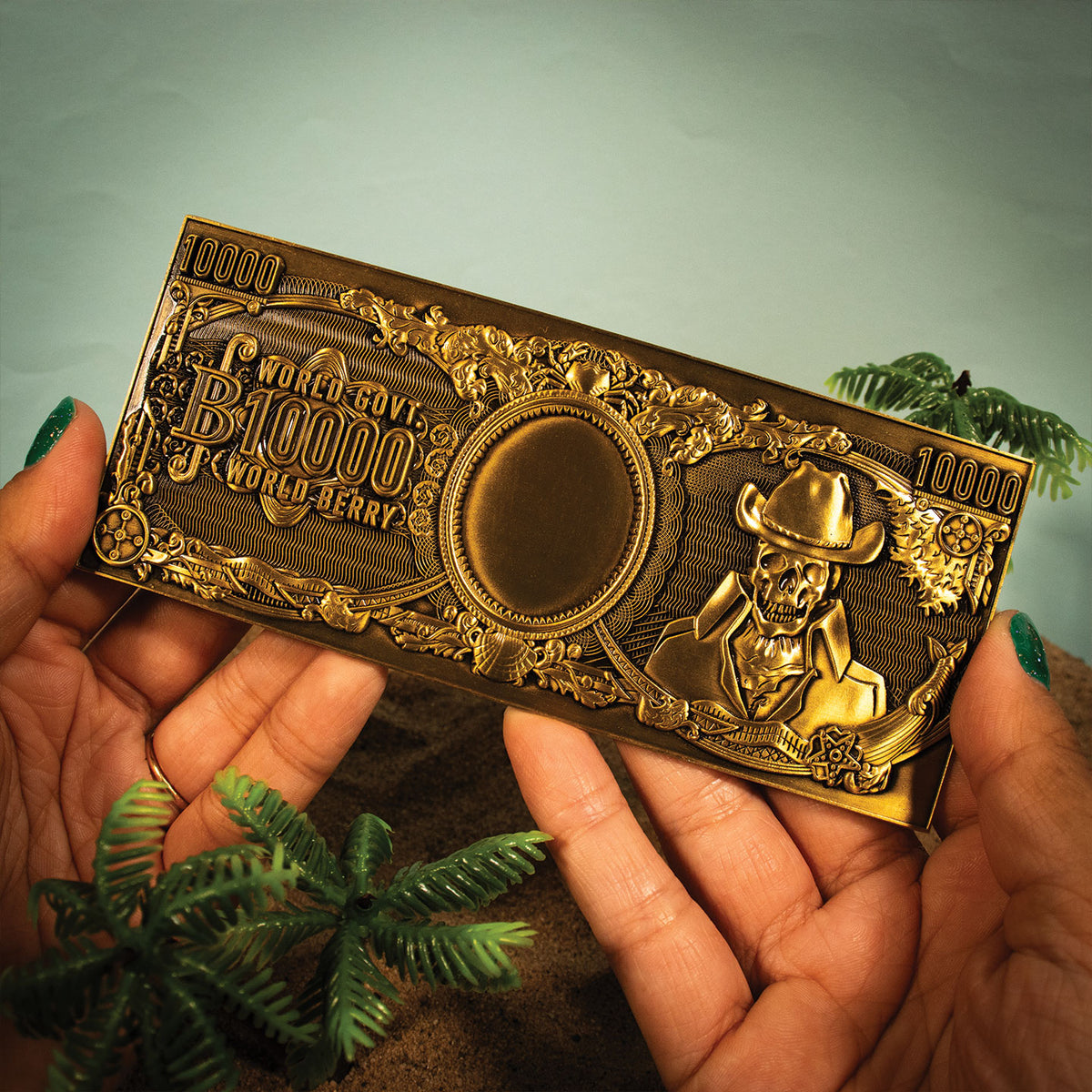 One Piece - 10,000 World Berry Metal Replica Banknote Limited Edition