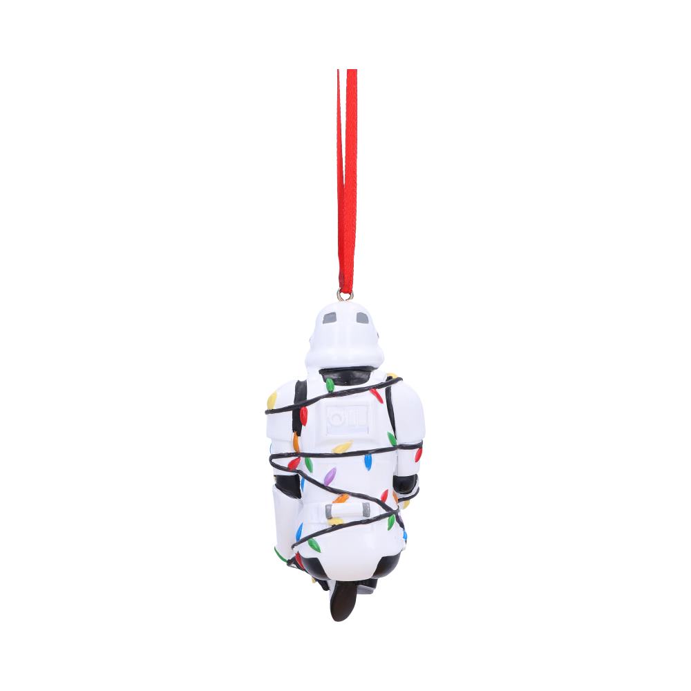 Stormtrooper Ornament In Fairy Lights Hanging 9cm