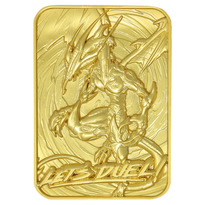 Yu-Gi-Oh! Limited Edition 24k Gold Plated Stardust Dragon Metal Card