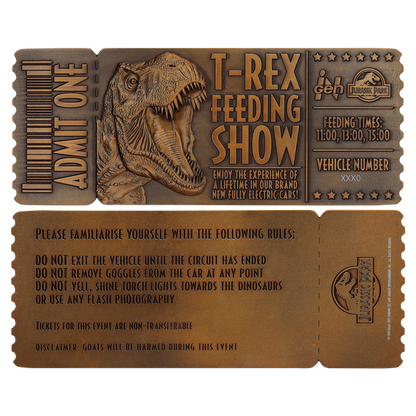 Jurassic Park Feeding Show Ticket