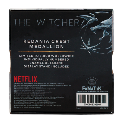 The Witcher Redania Crest Medallion-Limited Edition